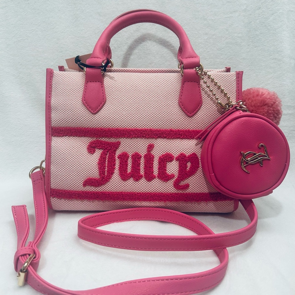 Juicy Couture Juicy Resort Pink Mini Tote Y2K Trending TikTok New